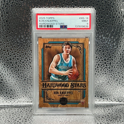 2025-26 Topps - Hardwood Stars Kon Knueppel #HS-14 (RC) PSA 9