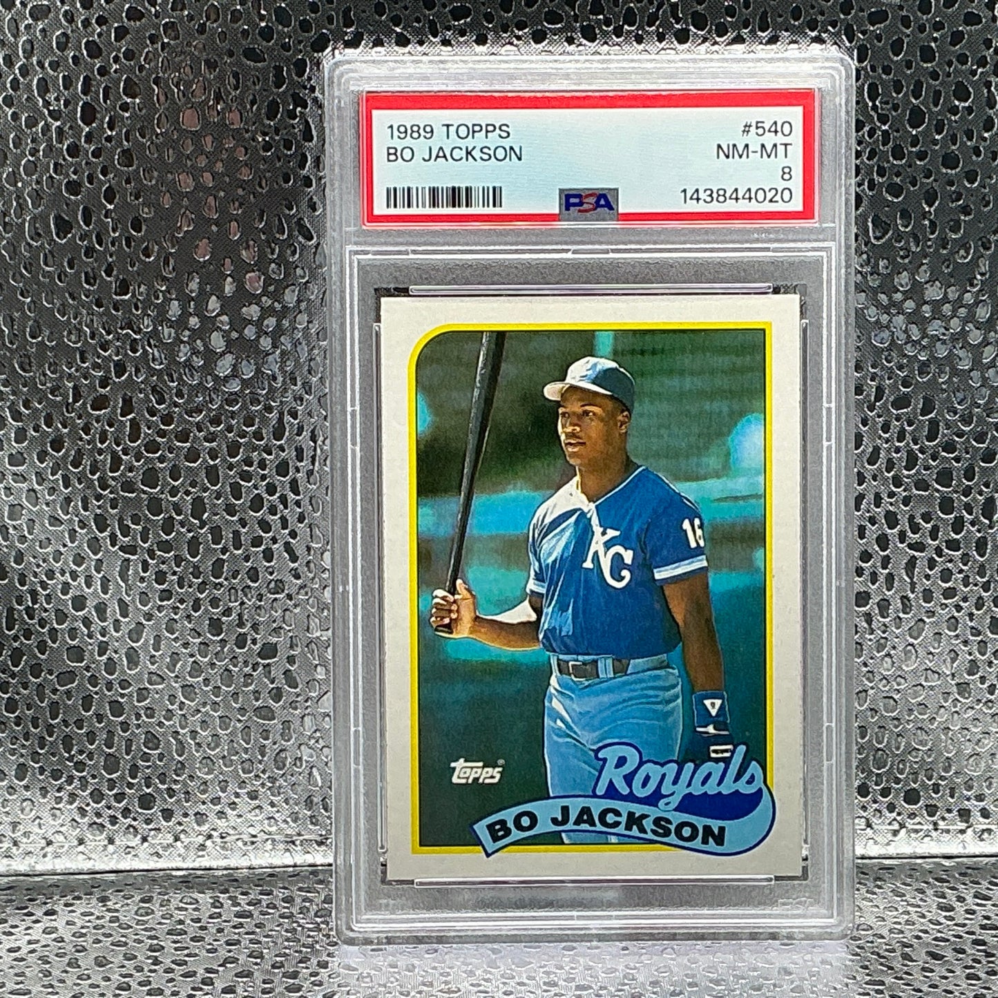 Bo Jackson 1989 Topps #540 PSA 8 NM—MT
