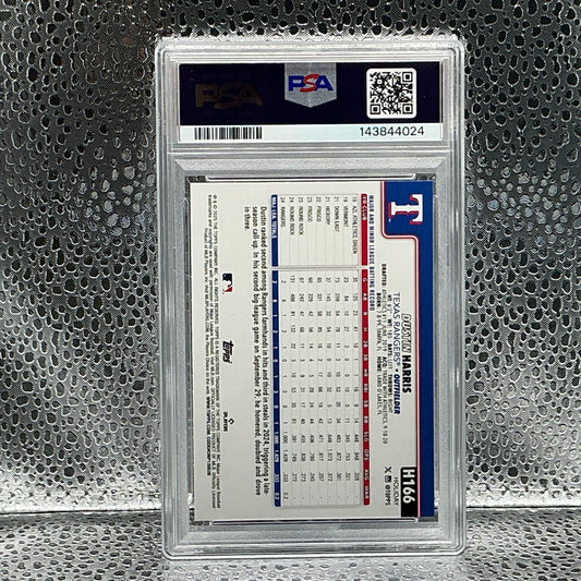 2025 Topps Holiday Dustin Harris Glitter #H166 PSA 9